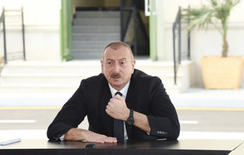 Biz hərbi əməliyyatları yenidən dayandırmağa və məsələni danışıqlar masası arxasında həll etməyə hazırıq - İlham Əliyev